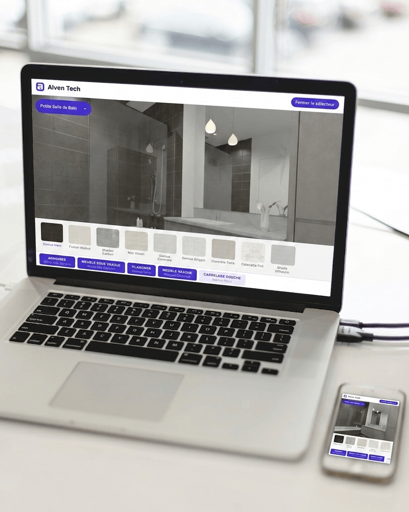 Configurateur de pieces pour promoteurs immobiliers